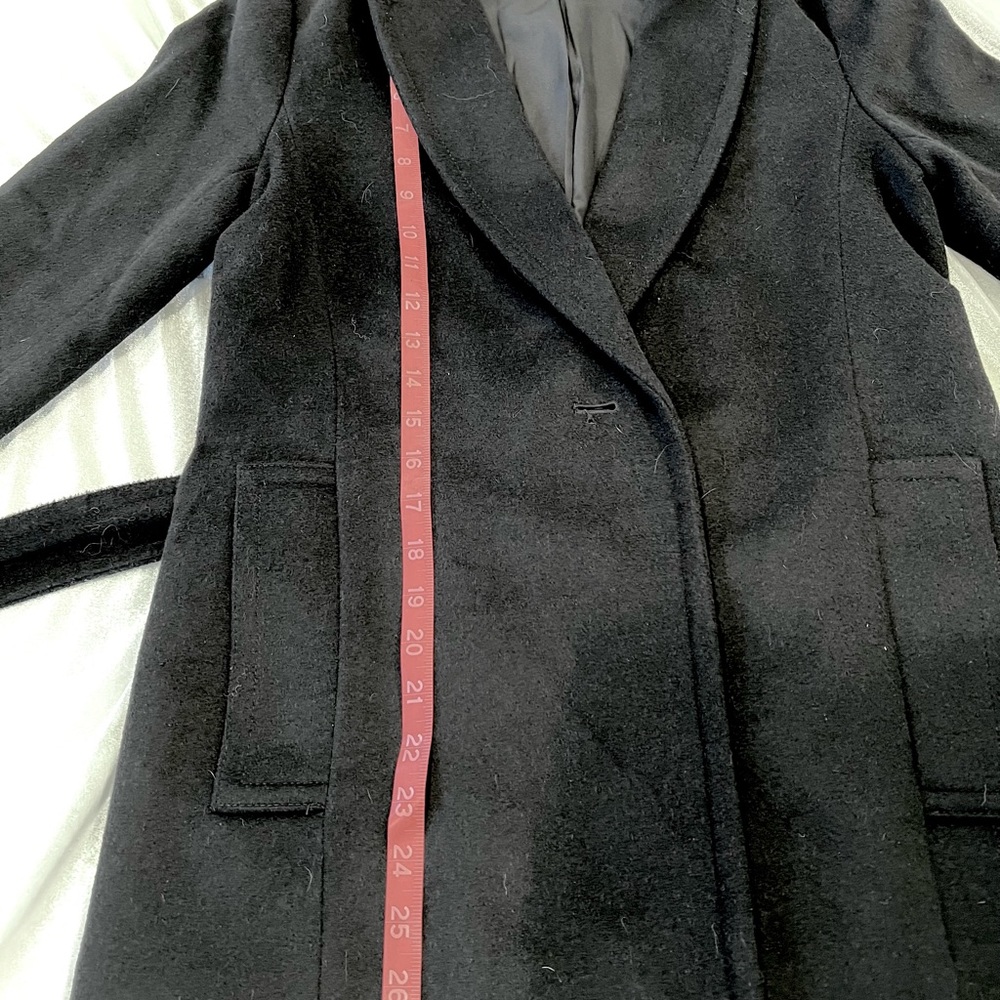 Ann Taylor Wool Blend Belted Blazer Peacoat Jacket - Picture 3 of 3